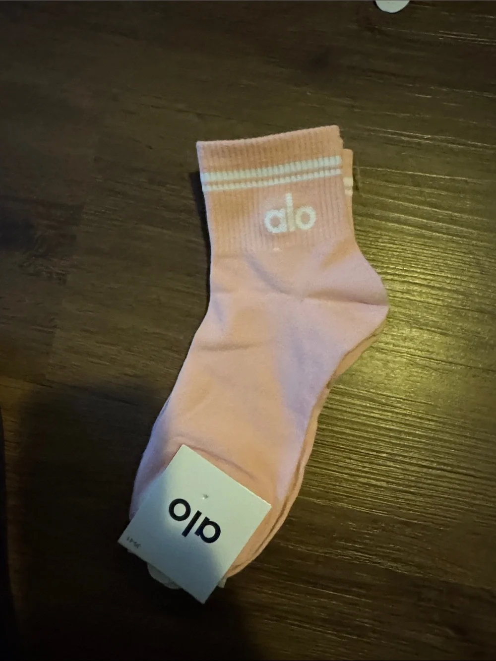 Athletic Alo NWT Ankle Women’s Socks - Pink, White, Hot Pink (3 pairs)
